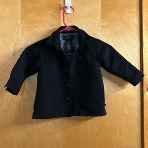 Boys button up black jacket from Kenneth Cole reaction size 24 months